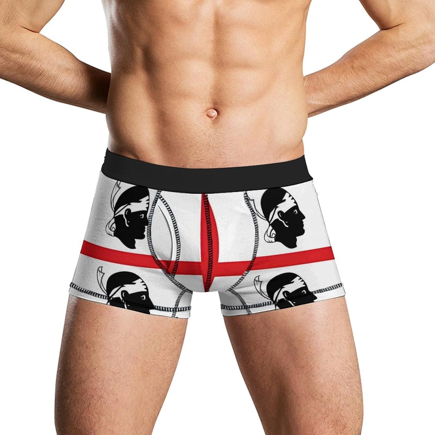 Sardinia NAUTICALS Flag Italy Sardinian Men's Underwear Soft Novelty Boxer Briefs Underpants Shorts Trunks