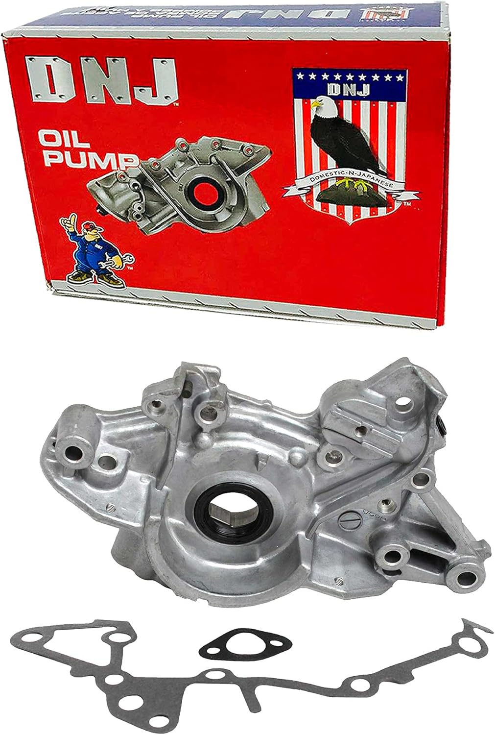 DNJ OP400 Oil Pump for 1986-1994 Ford, Mazda, Mercury 323, Festiva, Protege 1.3L-1.8L L4 8V SOHC 1295cc