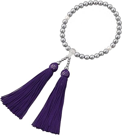 Amazon Co Jp パール念珠 念珠袋付き グレー 念珠 数珠 お参り 葬式 通夜 法事 弔事 上品 綺麗 パール パール調 樹脂パール おしゃれ 気品 セット 念珠袋 ケース かわいい さくら柄 桜柄 花柄 タテ型 縦型 シンプル 和 和風