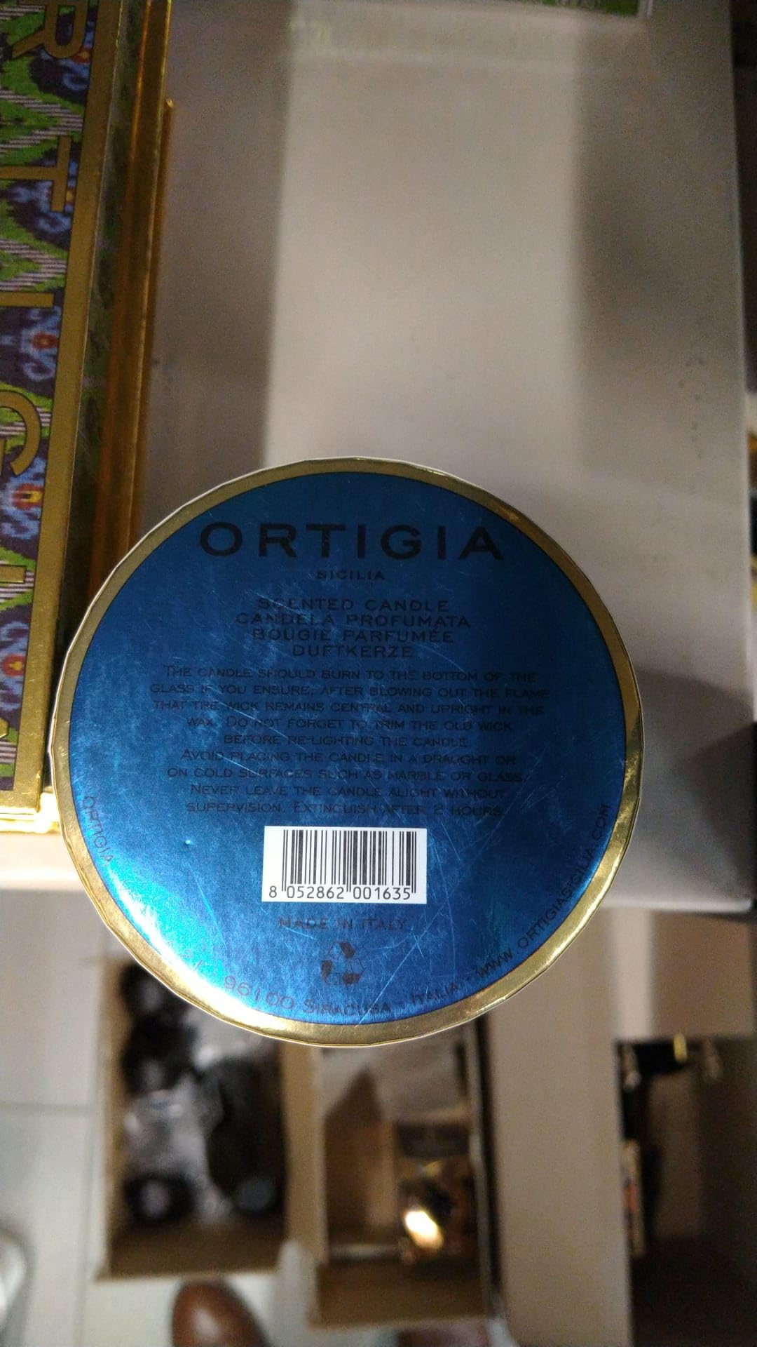 Ortigia Sandalo Candela 150 gr