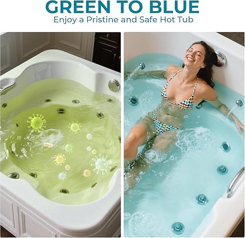 Miniatura 7 de Tabletas de bromo de 1 pulgada  Desinfectante químico bromante para spas, jacuzzis o piscinas interiores  Bajo olor, menos irritación,