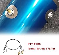 Vista 7 de N3613AD - Tapón de válvula de drenaje para compresor de tanque de aire, 1/4 pulgadas, NPT con cable de 60 pulgadas, apto para remolque