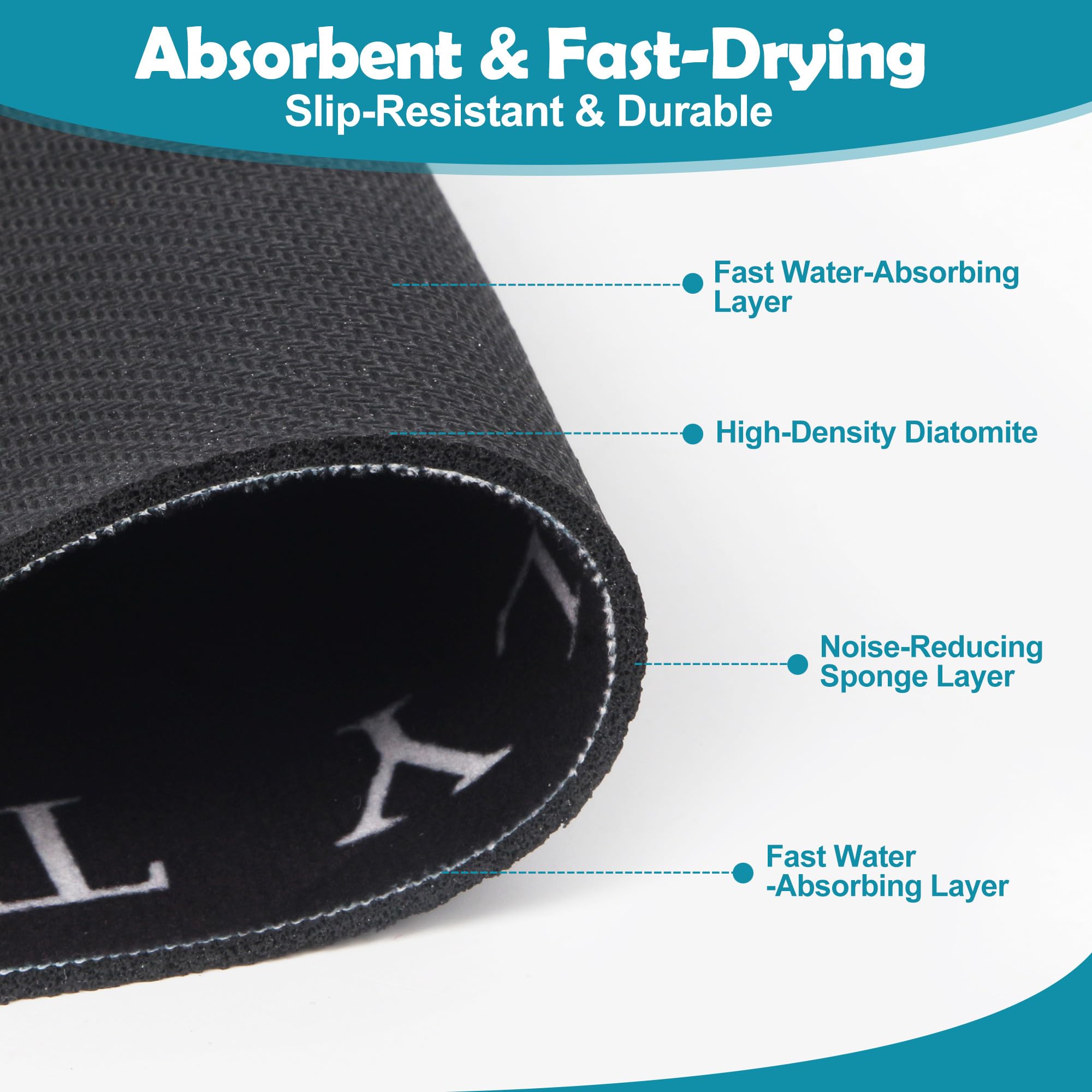 Tappetino da Allenamento per Calcio 90x60 cm, Tappeto Calcio Allenamento con Trainer, Tappeto Allenamento Calcio per Dribbling, Tappeto Antiscivolo Controllo Pallone Esercizi Passo