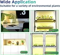Vista 8 de LED Plant Growing lamp, 3500K Full Spectrum Grow Light Strips for Indoor Plants with 3/9/12H Timer & 10 Dimmable Levels, Led Growth Light for Green
