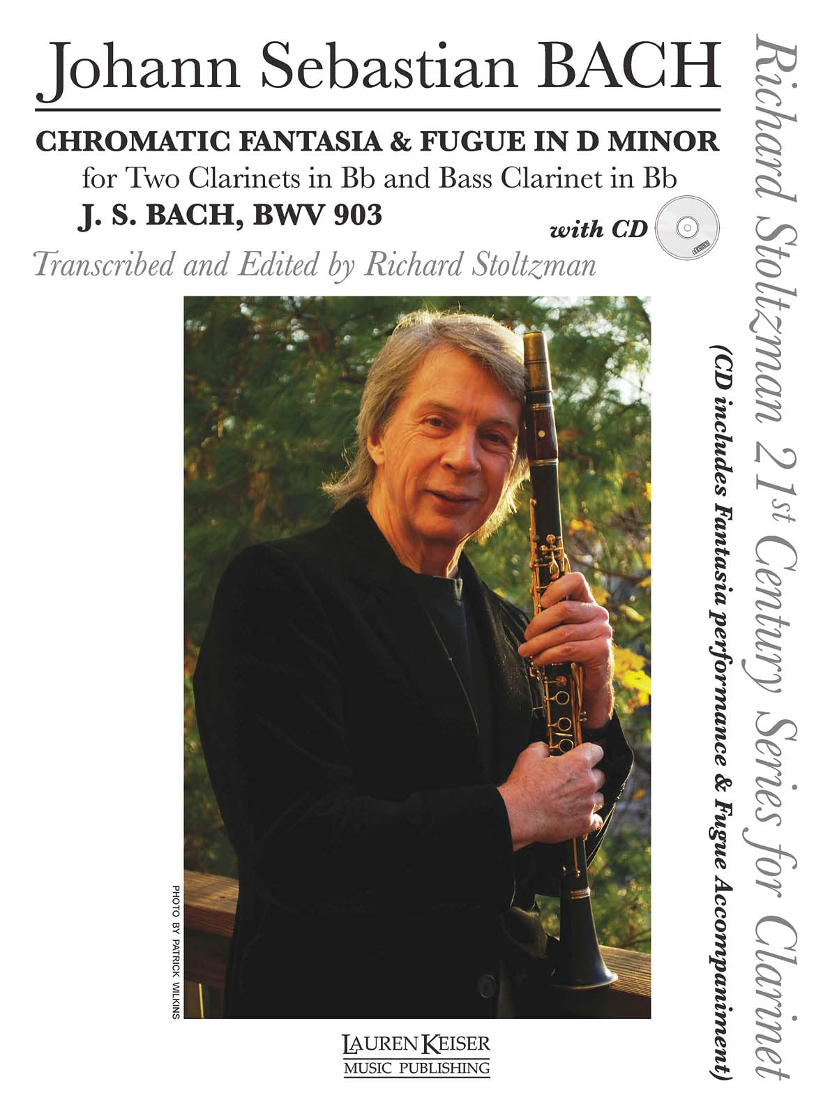 Fantasia & Fugue In D Minor Chromatica clarinettes partition conducteur et support audio CD