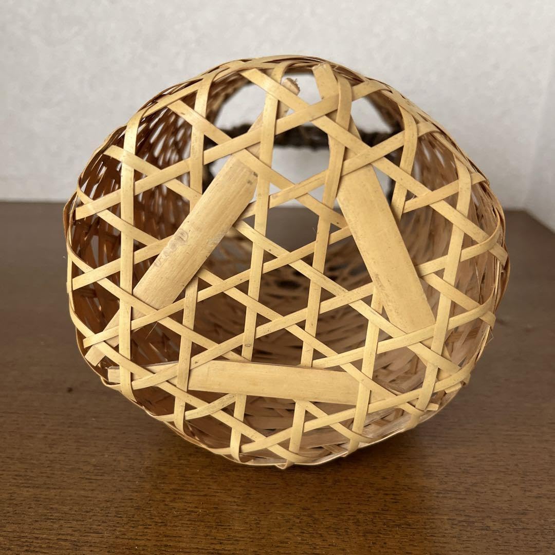 Amazon.co.jp: 茶道具 竹籠花入竹篭花入 置用 有馬籠 : おもちゃ