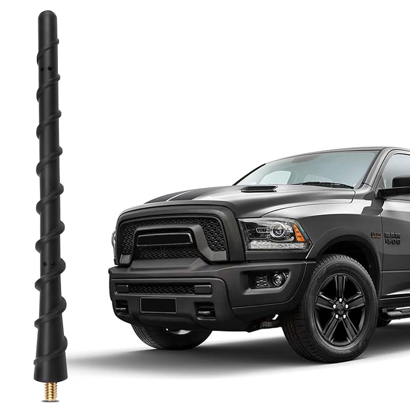 Antena curta de rádio com 17,8 cm para Dodge RAM 1500, 2500 e 3500 2009–2026 VOFONO