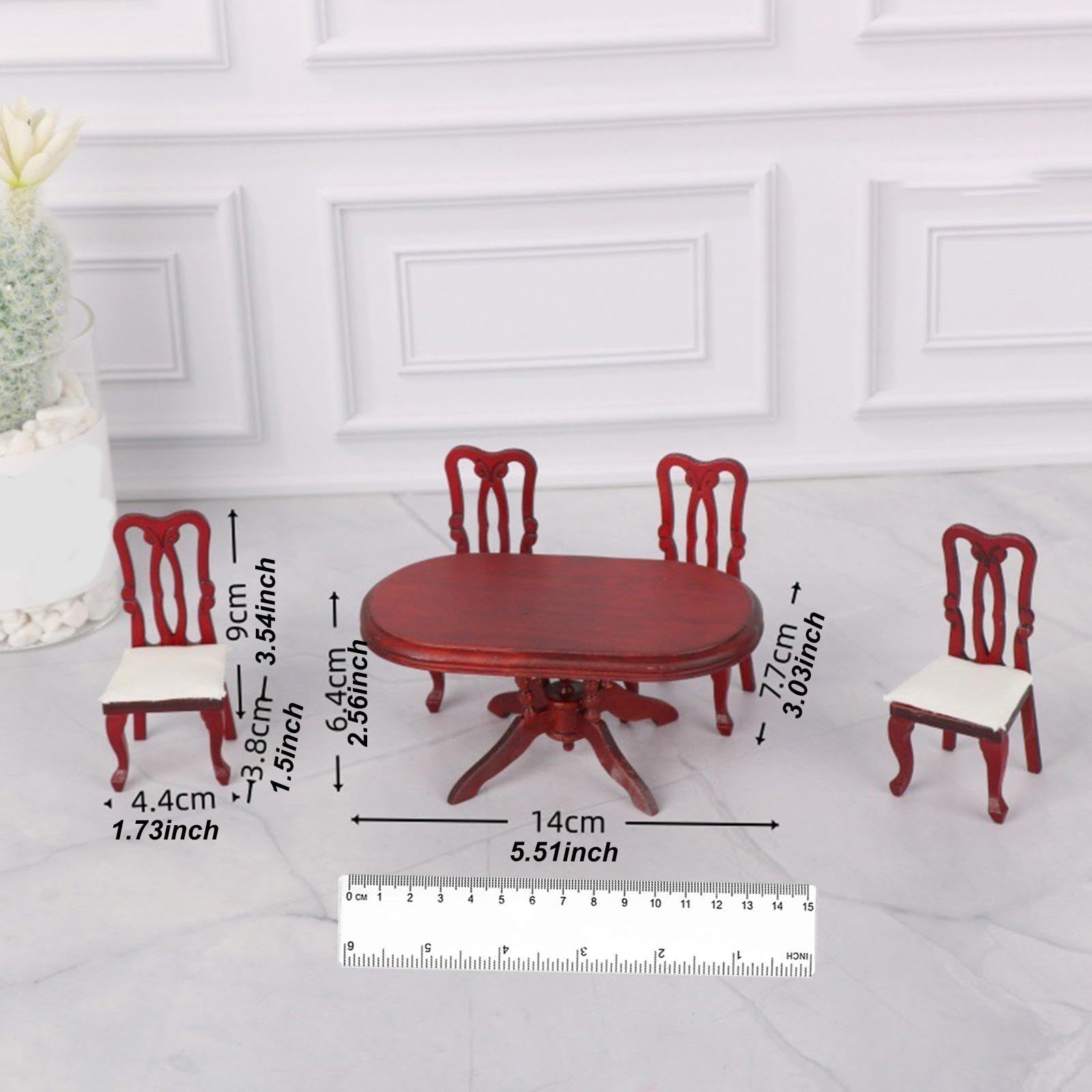 Collezione di Mobili in Miniatura per Casa delle Bambole in 1/12 - Accessori per La Decorazione della Casa delle Bambole