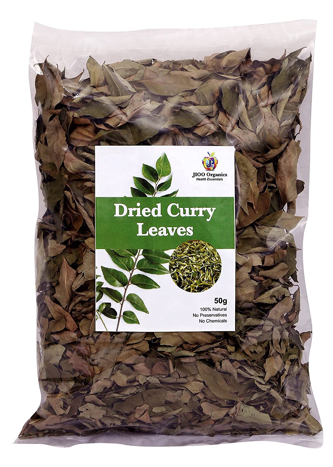 Jioo Organics Standard Curry Leaves Dried 50gm