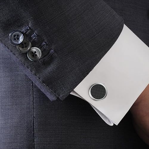 Miniatura 5 de Gemelos para hombres, camisa de esmoquin de acero inoxidable 316L, accesorios únicos de negocios, novio, boda, negro, plata, oro, joyería para hijo,