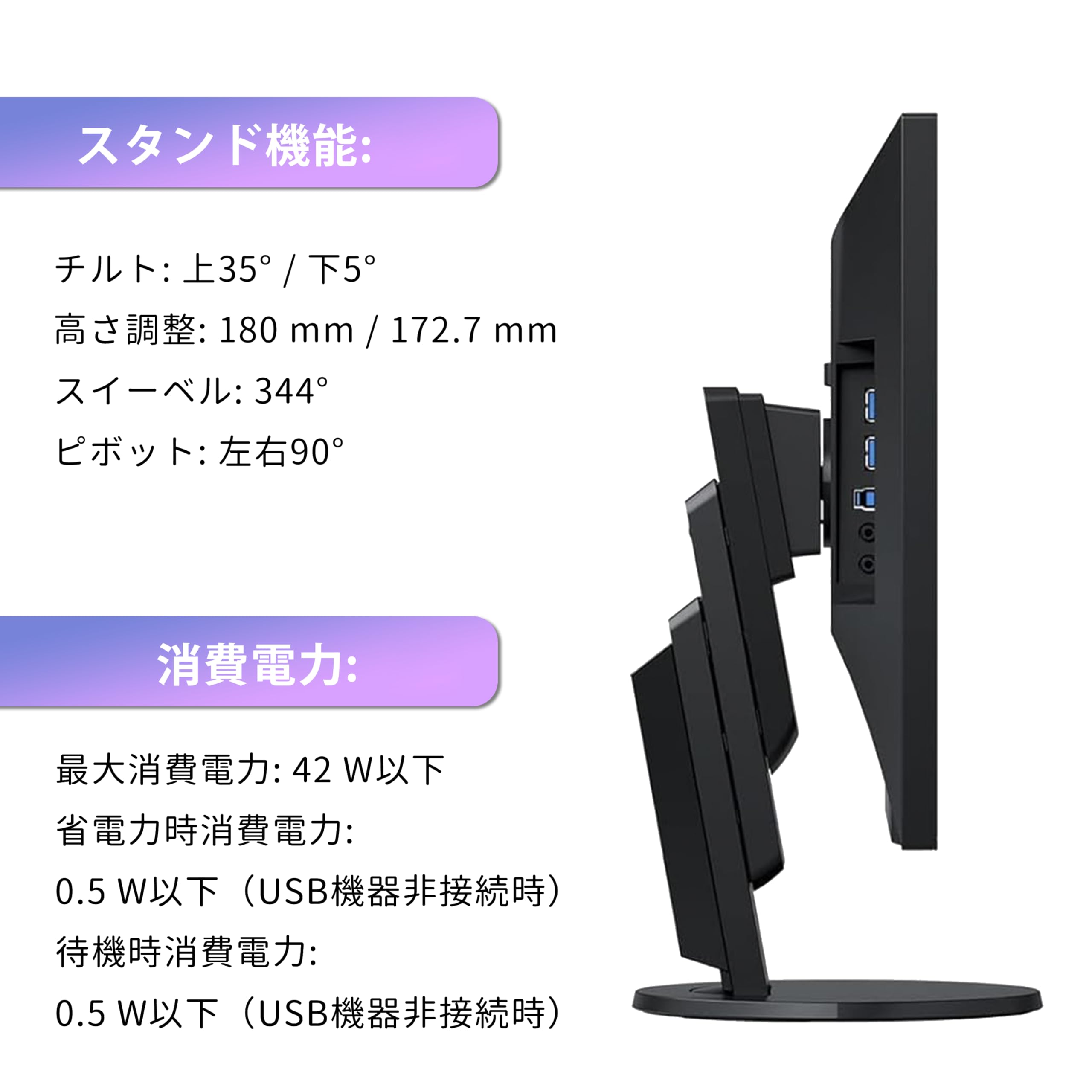 6872　EIZO　EV2451　23.8型　フルHD　IPS　スピーカー内蔵 Amazon.co.jp: EIZO FlexScan 23.8インチ ディスプレイ モニター (フル
