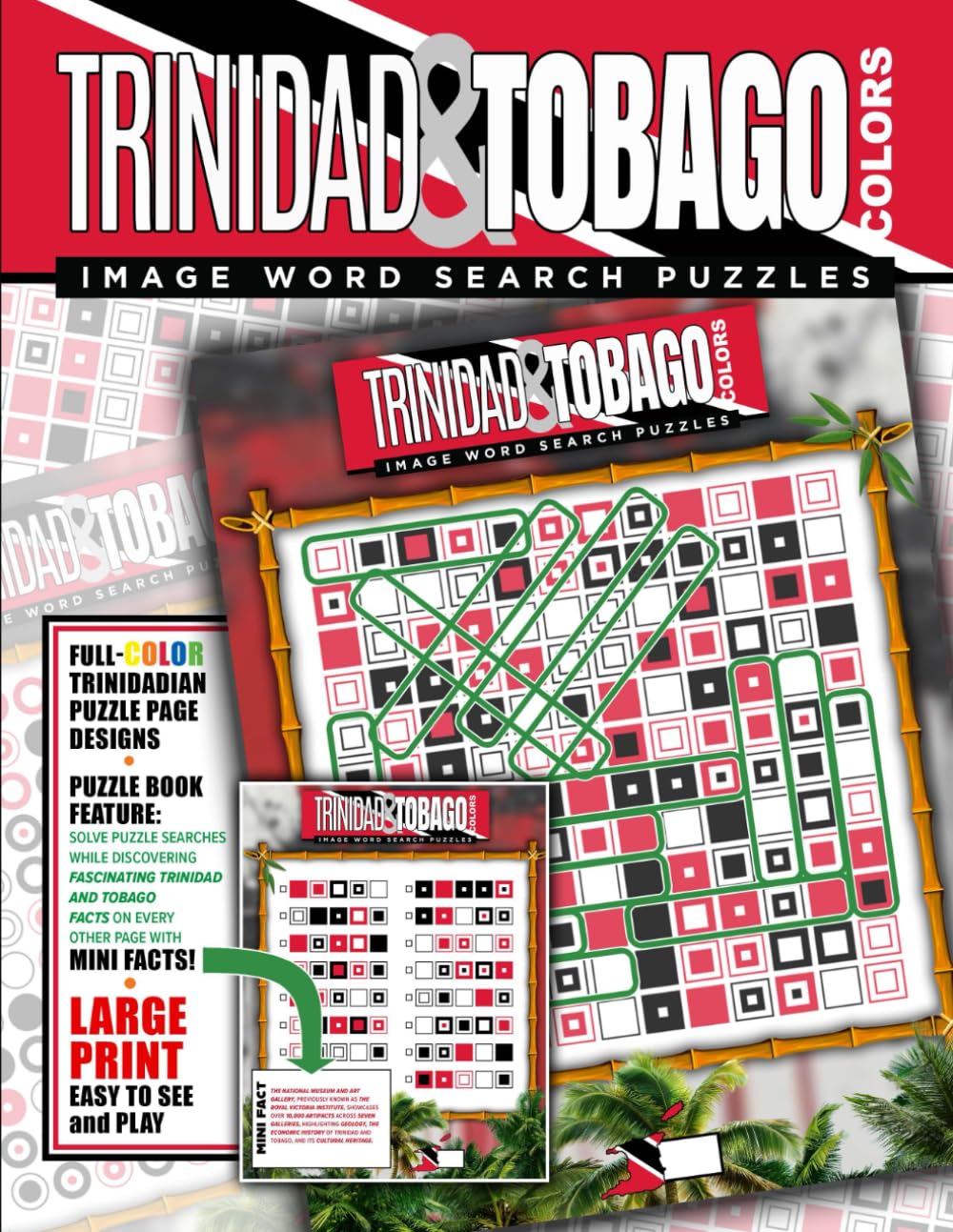 TRINIDAD & TOBAGO COLORS: Image Word Search Puzzles
