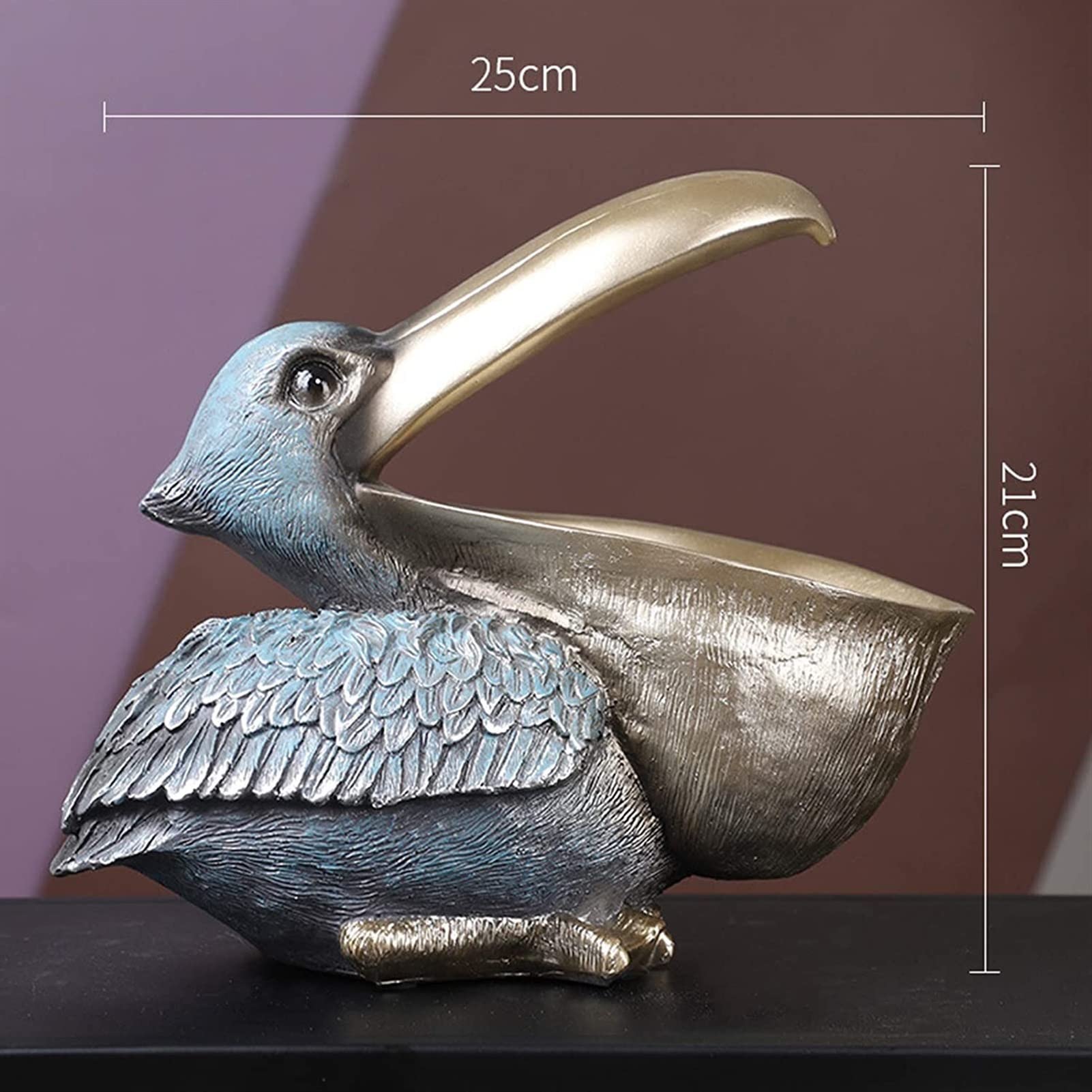 【美品】トリ　鳥　ペリカン　木彫り　置物　インテリア　工芸品　美術品　A3175 Amazon.co.jp: WMDSYGD 富の置物/風水装飾 ペリカン像 屋内装飾