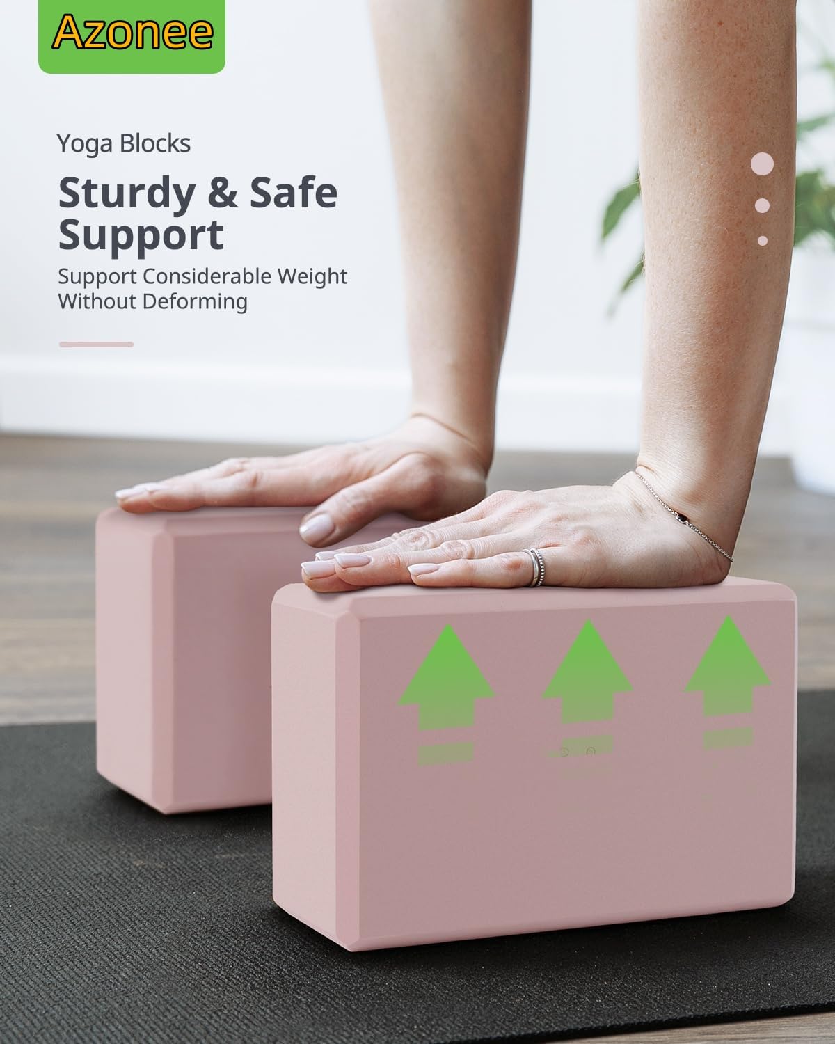 5 Pcs Yoga Blocks Knee Pads Yoga Strap Set Soft Premium Foam Blocks For Pilat - View #10