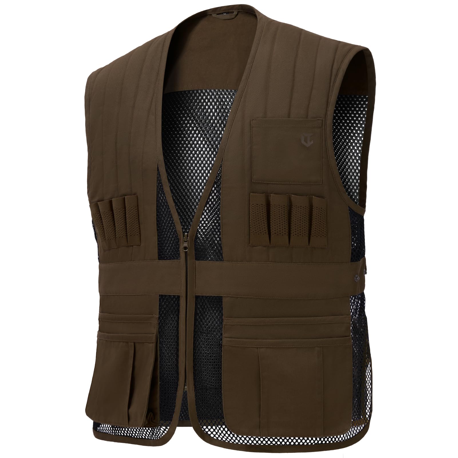 Unisex Tactical Shooting Range Vest Breathable with Movable Shoulder Pad for Skeet Trap Clay Shooting