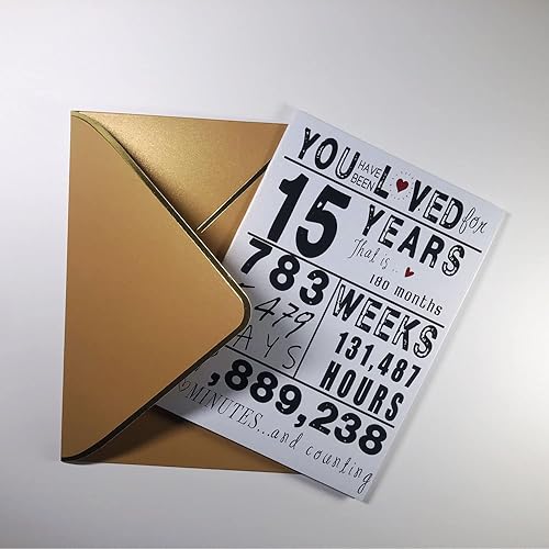 Miniatura 6 de Tarjeta de cumpleaños de 15 años para niñas y niños, regalos de cumpleaños para niñas de 15 años, el mejor regalo para niñas de 15 años, regalos