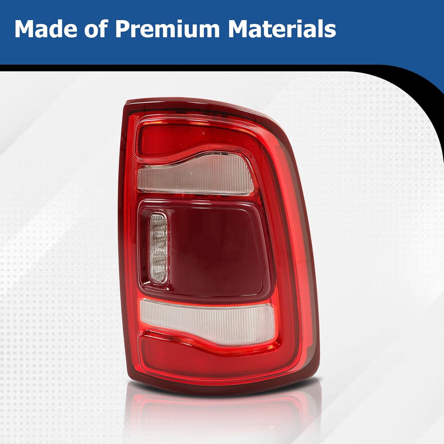 WFLNHB Tail Light Right Replacement for Ram 2500 2019-2022 Passenger Side Rear Brake Lamp 68361716AD