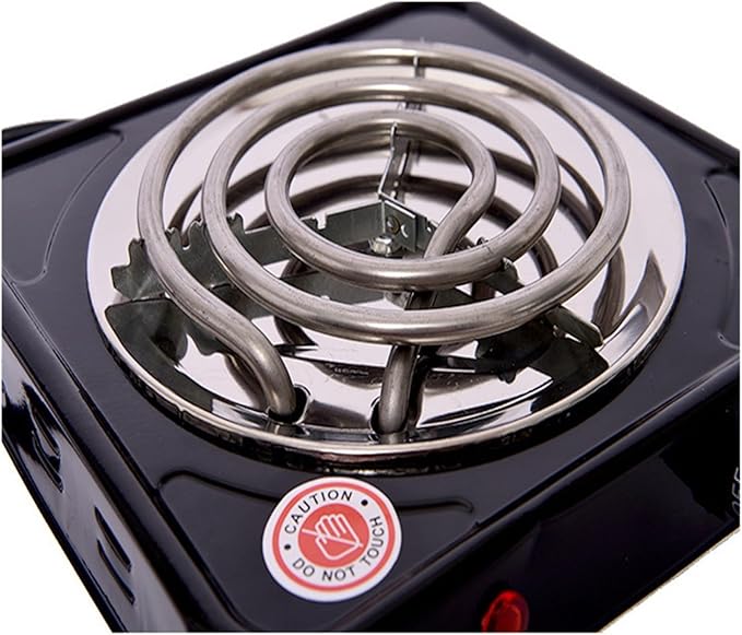 Estufa Eléctrica Portátil de 1 Puesto Compacta 1000W miniatura 6