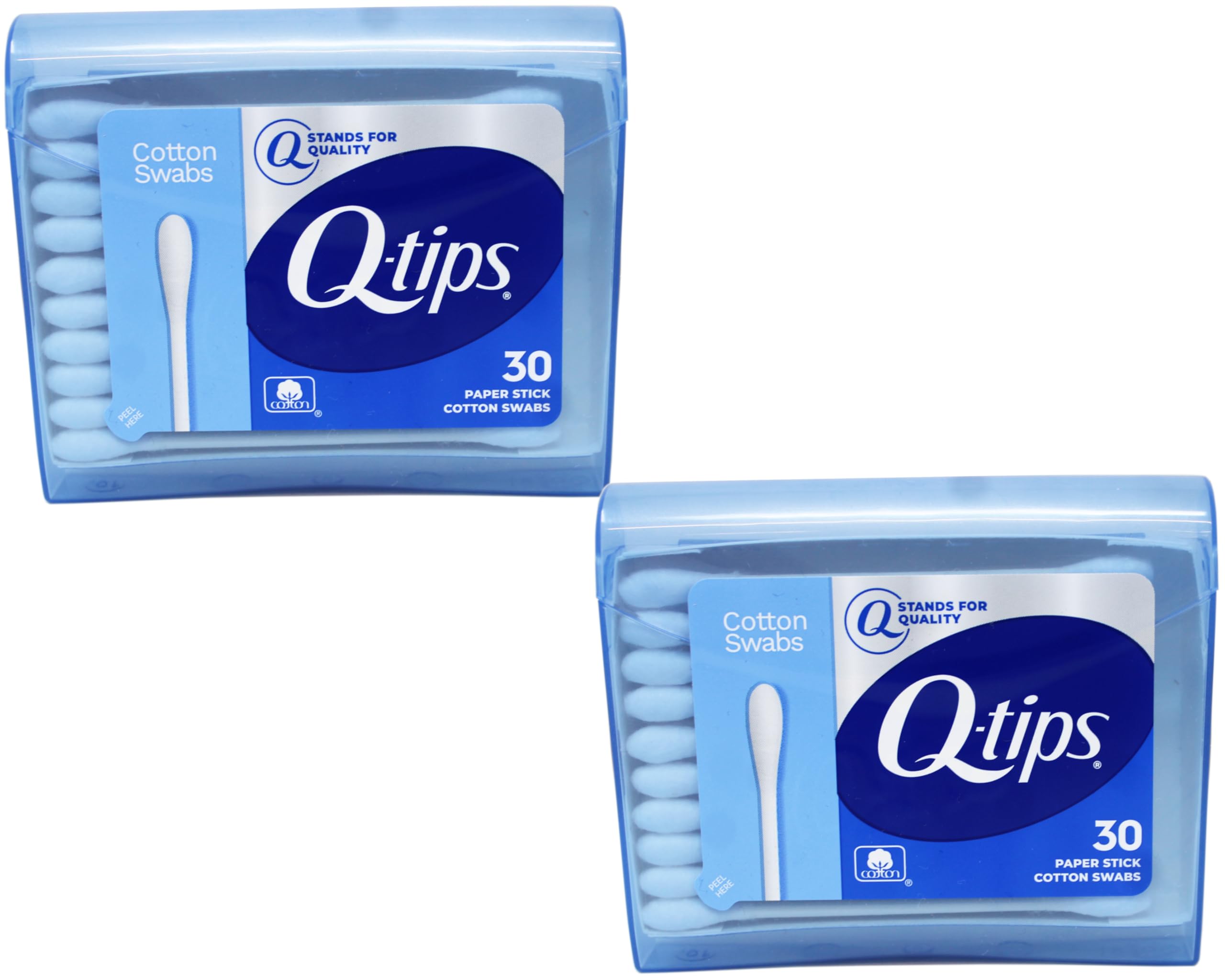 Q-tips Swabs Purse Pack 30 Each Pack of 2