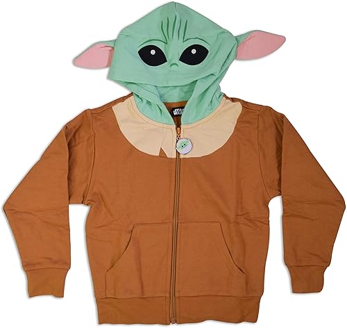 STAR WARS The Mandalorian Baby Yoda - Sudadera con capucha para niños