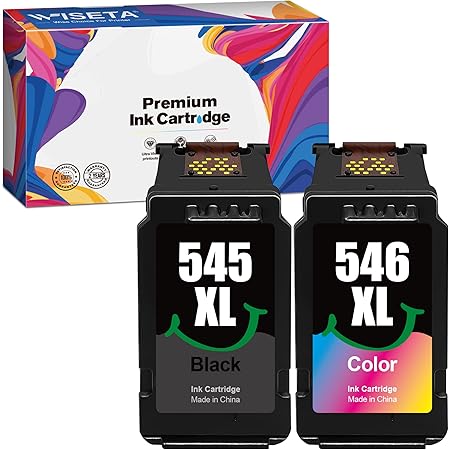 eGoHi Ink Cartridges PG 545XL CL 546XL Replacement for Canon 545 546 ...