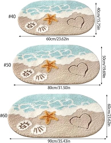 Miniatura 3 de Alfombra sintética suave, súper absorbente, antideslizante, para baño, dormitorio, lavable a máquina, alfombra para decoración del hogar