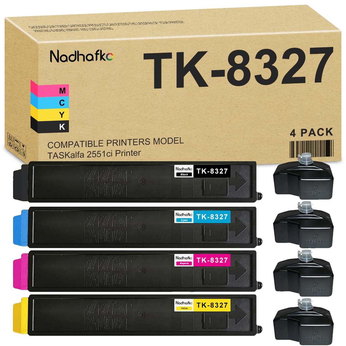 Toner TK-8327 pour Kyocera TASKalfa 2551ci idéal pour les impressions de bureau