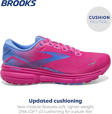 Brooks Ghost 15 Women's Running Shoes, Black/Black/Ebony