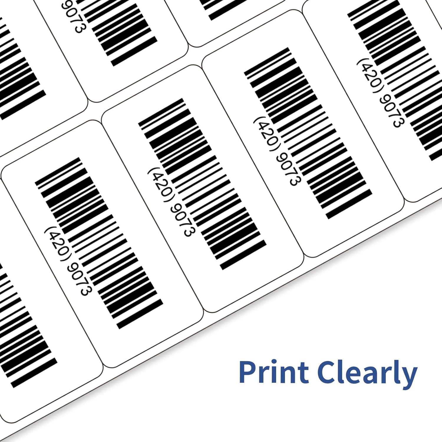Shipping Labels Stickers, 2"×4" Printable Mailing Label for Laser/Inkjet Printing- Matte White, Permanent Adhesive Labels Stickers - Image 6