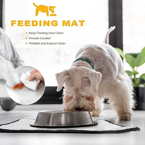 Miniatura 5 de Kit de bolsa de viaje para perros para suministros, bolsa de viaje grande para mascotas para perros, práctica funda de equipaje, viajes nocturnos y