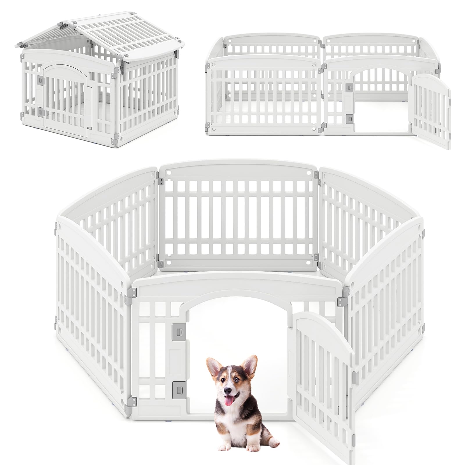 GIANTEX 6 Panel Puppy Playpen