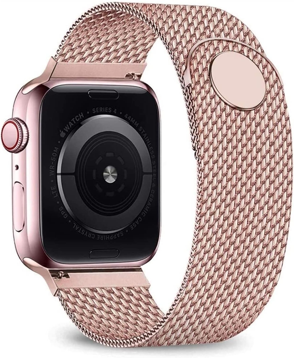 for Apple Watch Band 40mm 44mm 38mm 42mm Metal Belt Stainless Steel Bracelet Series 7 6 5 4 3 (Color : Series 4 Gold, Size : 38 or 40 mm)
