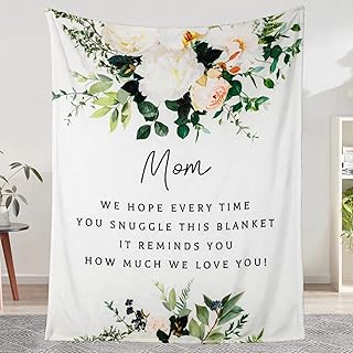 Mom Birthday Gifts, Mom Gifts, Gifts for Mom, Birthday Gifts for Mom, Gifts for Mom from Daughter, Birthday Gifts for Mom from Daughter, Mom Gifts from Daughter Son Soft Throw Blanket 60" x 50"