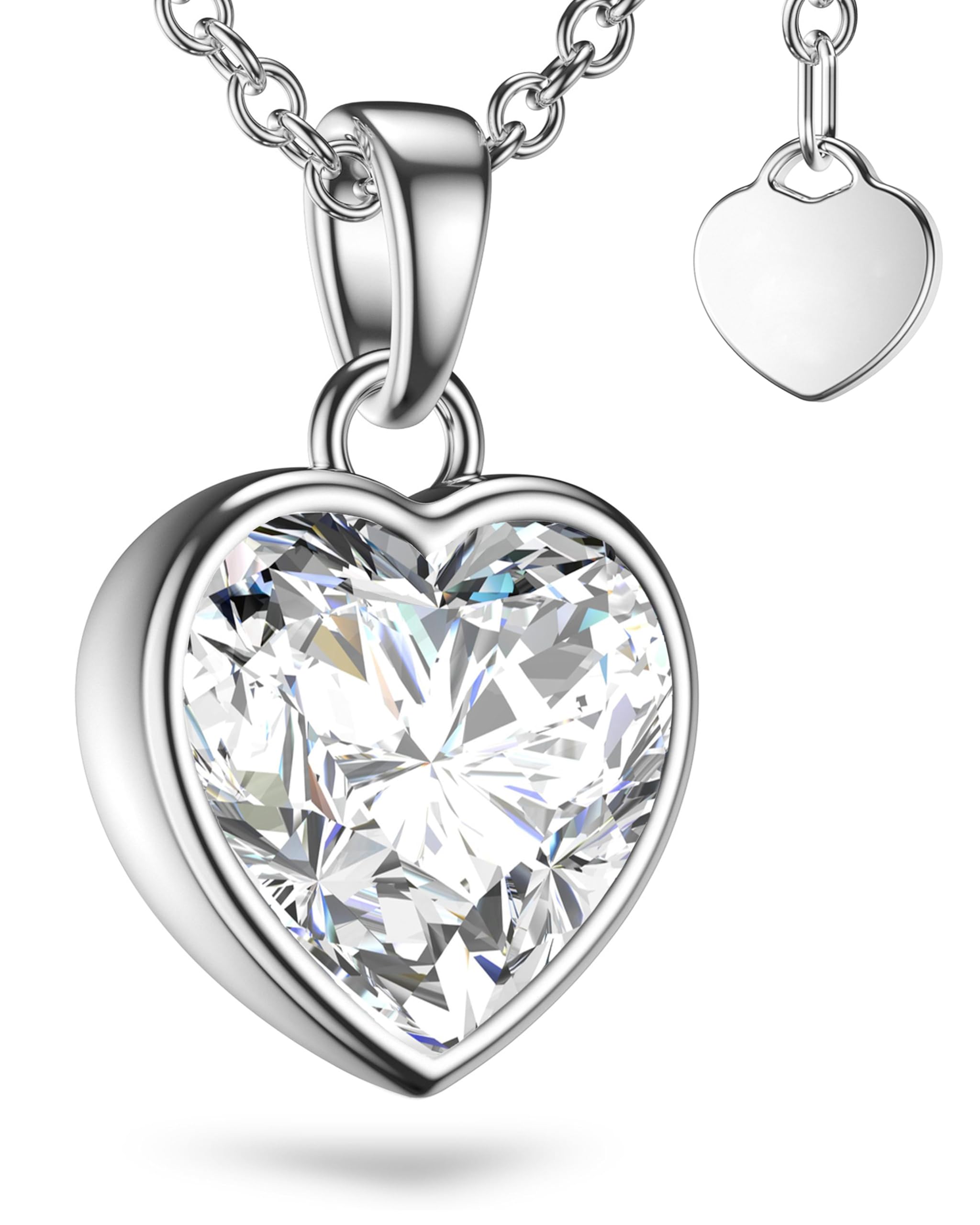 Unendlich U Damen Kette Herz Halskette 925 Sterling Silber Unendlich U Damen Kette Herz Halskette 925 Sterling Silber