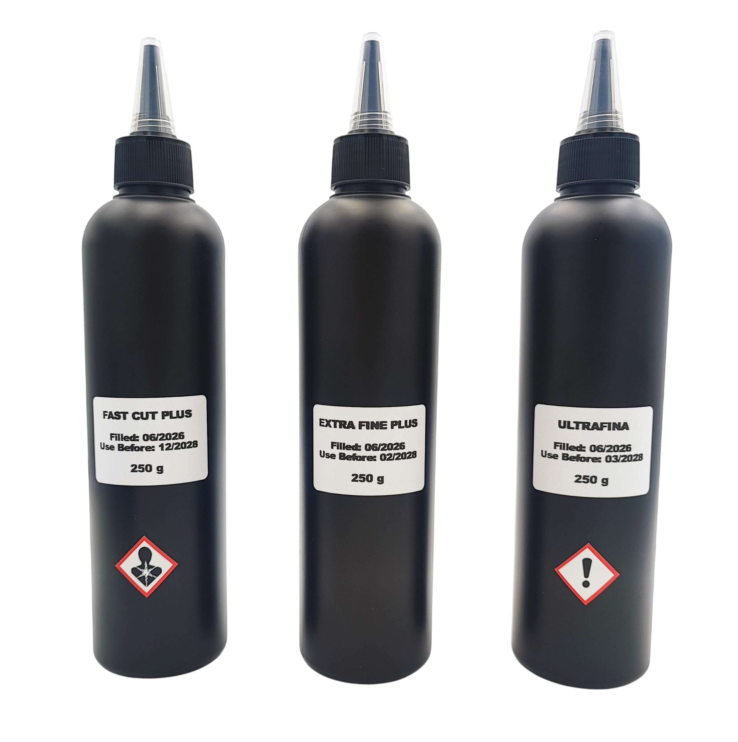 Zestaw 3 Past Polerskich 3M - 51815 Fast Cut Plus Extreme, 80349 Extra Fine Plus, 50383 Ultrafina SE (3x 250 g). Produkt Konfekcjonowany.