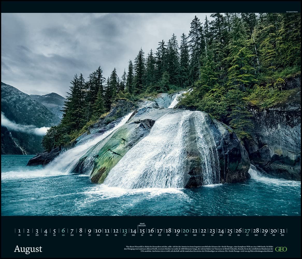 GEO Edition: Kräfte der Natur 2023 - Wand-Kalender - Poster-Kalender - 70x60