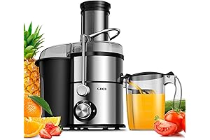 GDOR 1200W Powerhouse Juicer with Titanium Enhanced Cut Disc
