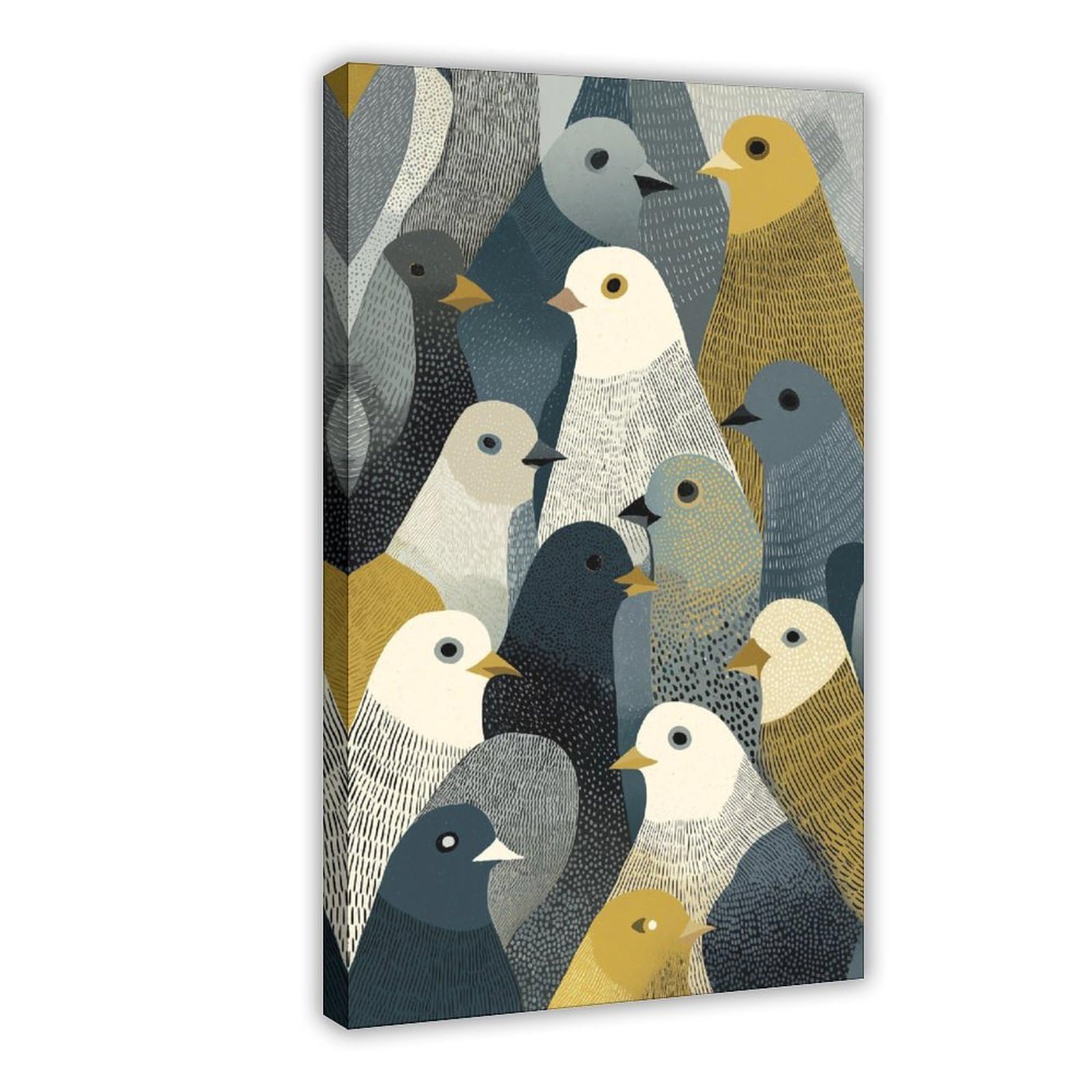 MRYCQ Abstract Pigeon Poster Canvas Poster for Living Room Decor Gift