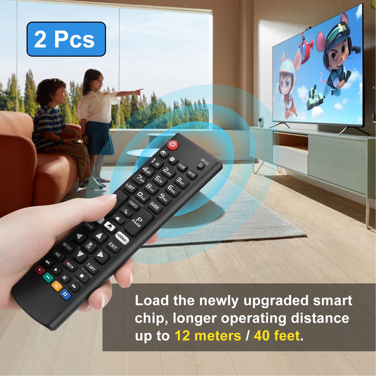 Telecomando di ricambio LG Smart TV compatibile con Smart TV OLED QNED NanoCell 4K UHD serie Telecomando universale LG Remote Control Smart TV per MR23 MR22 MR21 senza funzione vocale