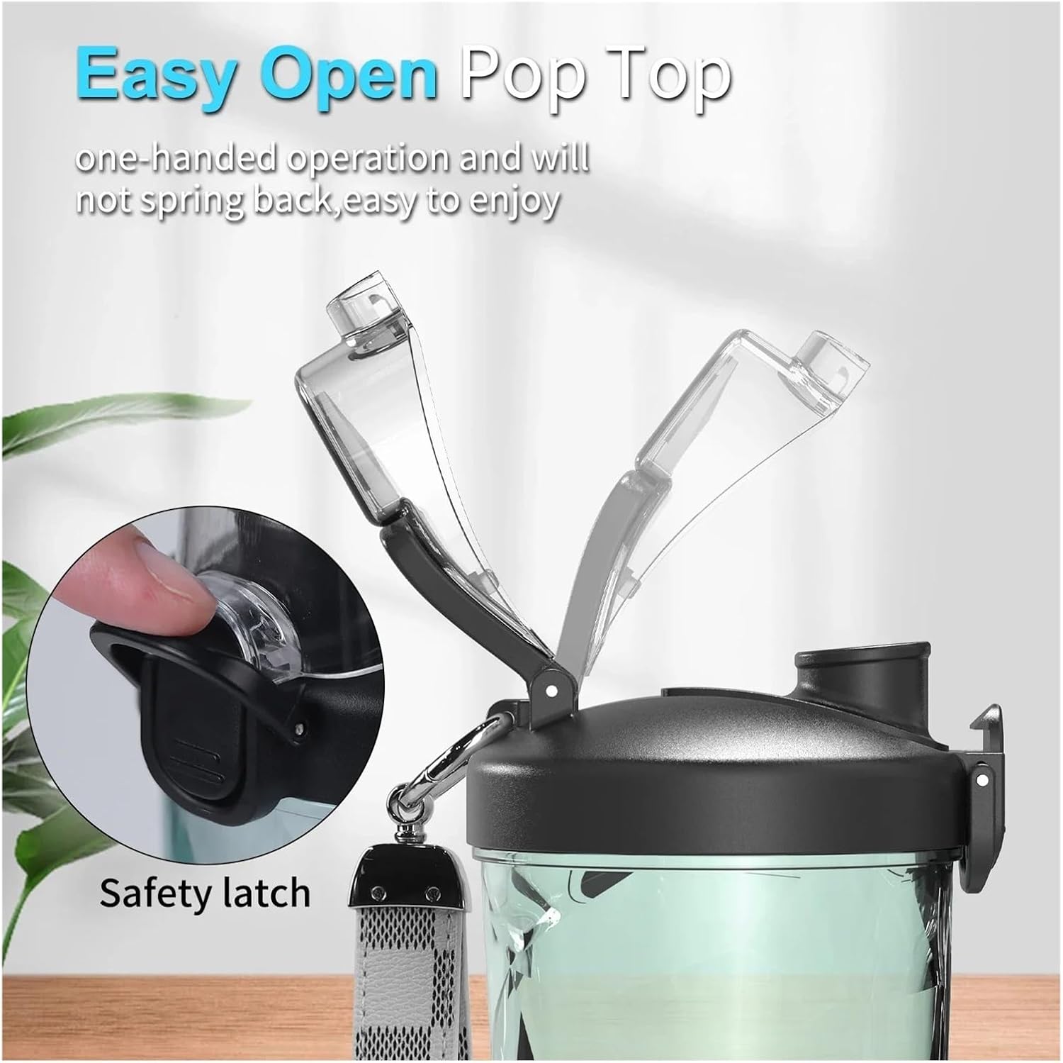 Portable Blender Electric Juicer 600ML Fruit Mixers 4000mAh USB Rechargeable Smoothie Mini Blender Multifunction Juice Maker(WHITE)