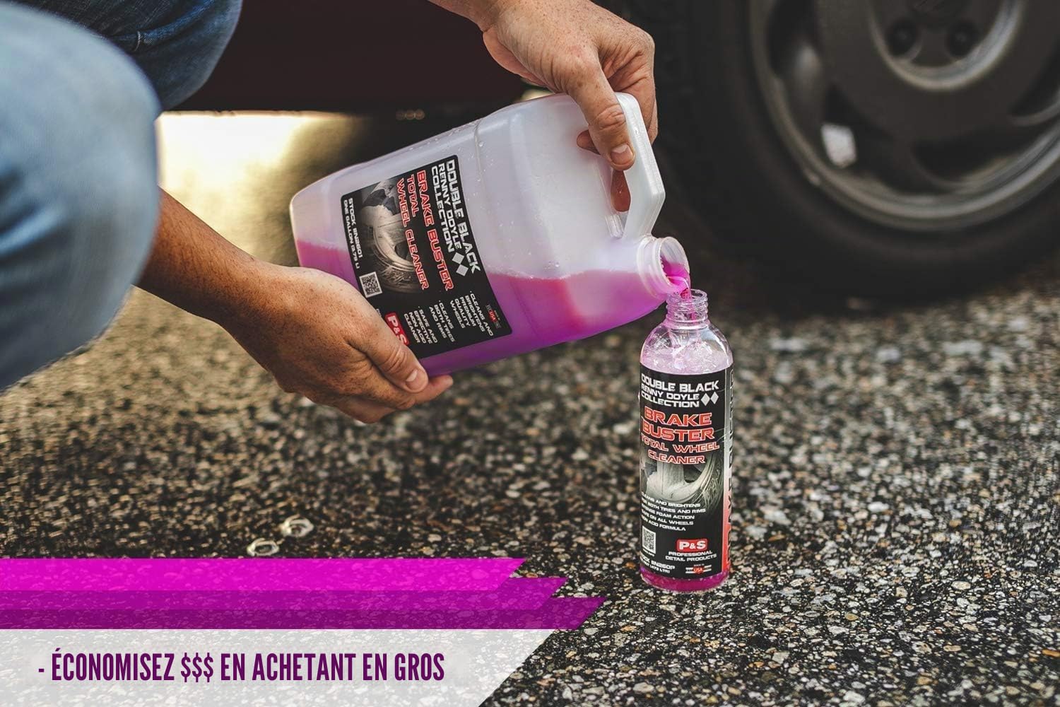 P&S Detailing Products N26 Brake Buster Non-Acid Total Wheel Cleaner - 1 Gallon