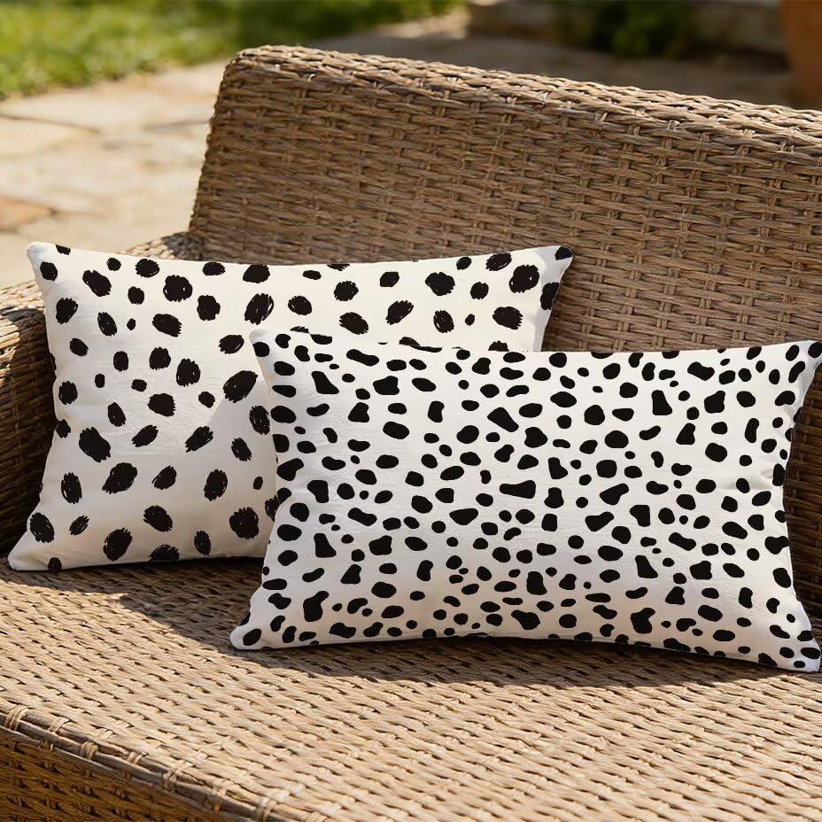 Housse de coussin de jardin 40x80 cm imperméable moderne pour patio