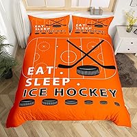 Vista 23 de Funda de edredón de béisbol matrimonial, juego de ropa de cama con temática de juegos de deportes de pelota para niños, funda de edredón de guantes