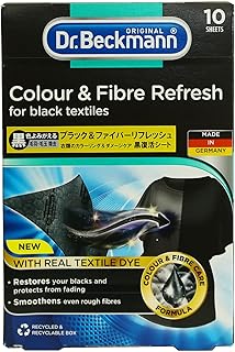 ドクターベックマン 【黒復活シート】衣類の黒色よみがえる 毛羽立ち除去 ブラック&ファイバーリフレッシュ 10枚入 Original