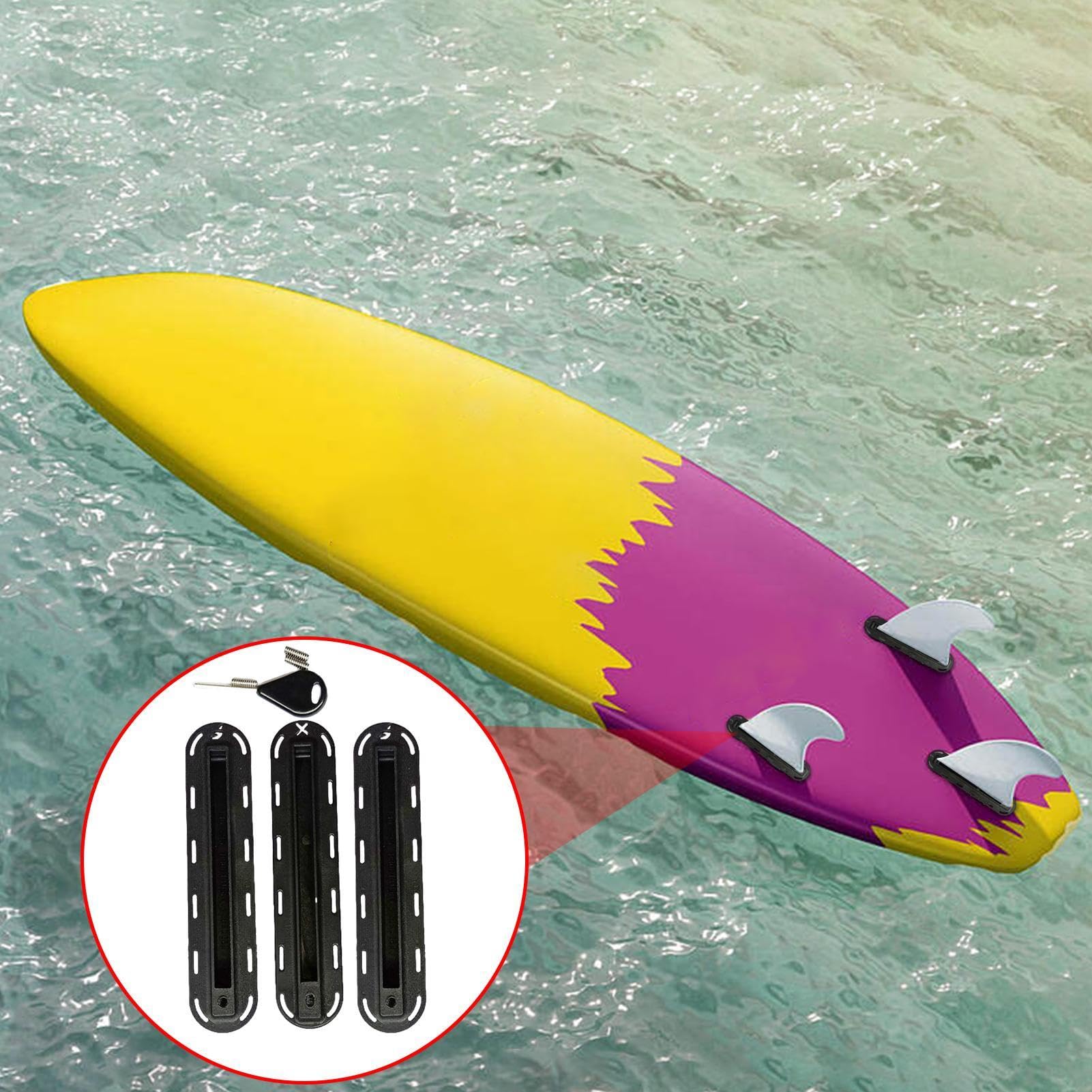 Lightwegh Longboard Finbox Juego de aletas para tabla de surf