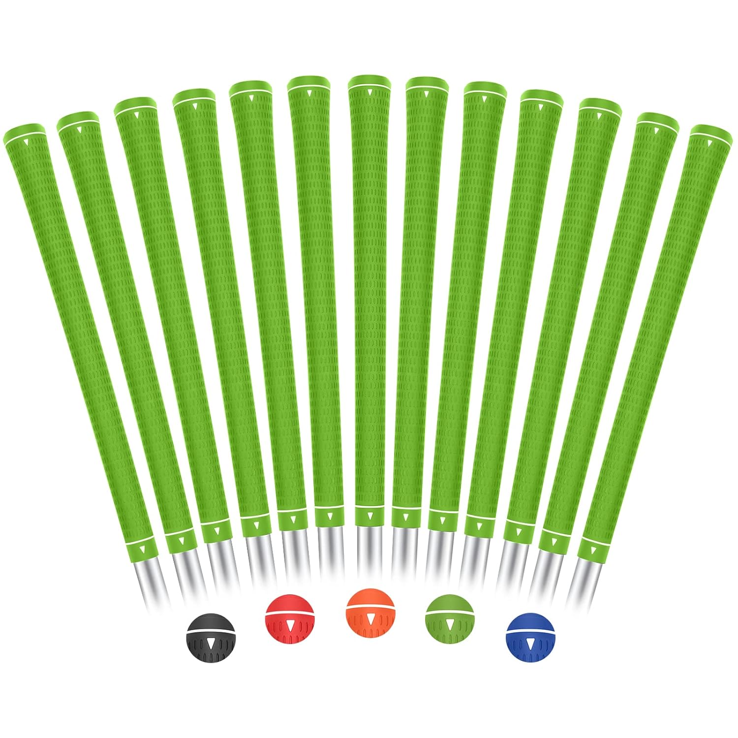 13Piece Golf Grip Bundle，AntiSlip Rubber Golf Club Grips, High Traction Golf Rubber Grip
