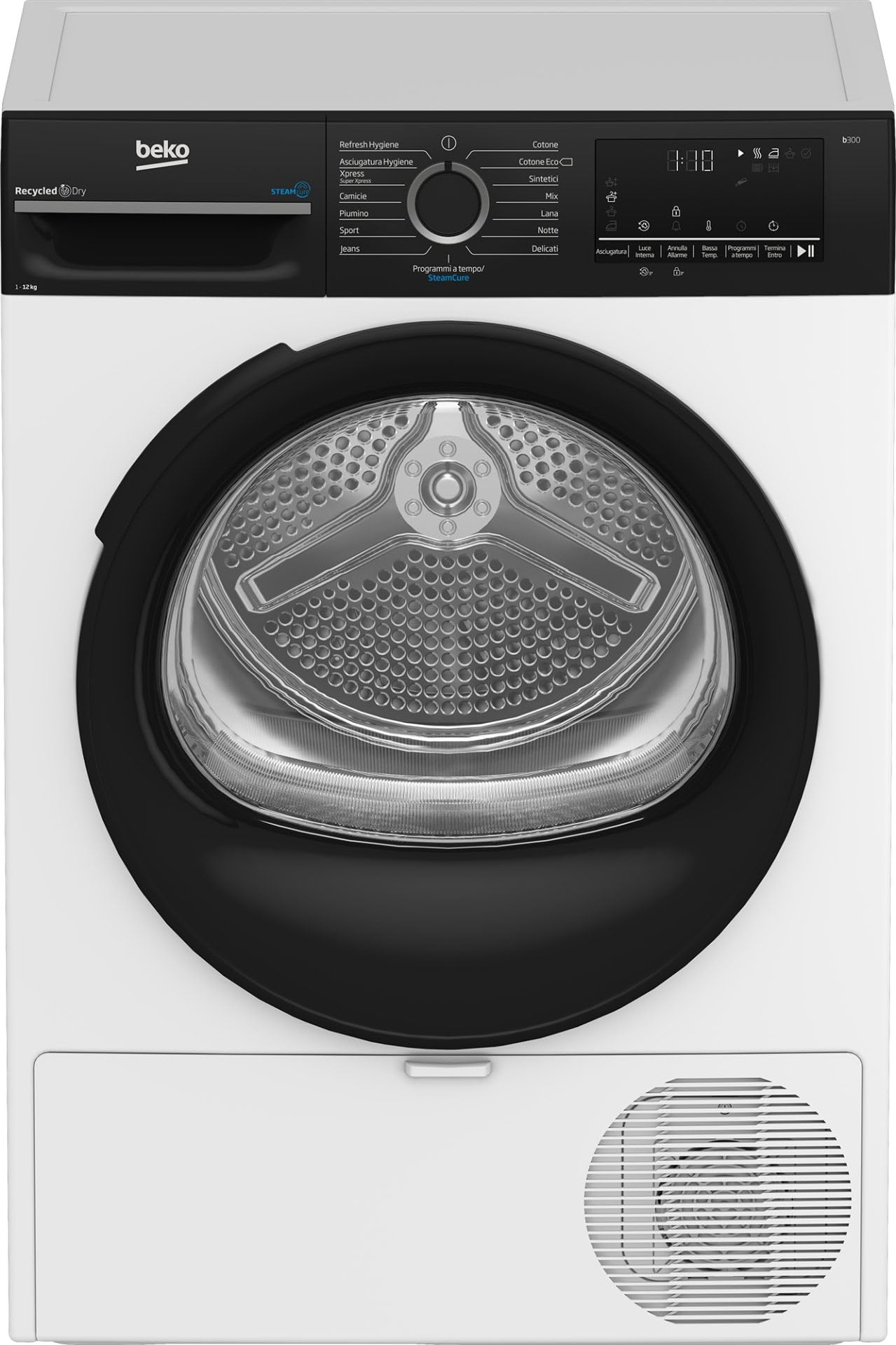 Beko BMGT4122SBI Asciugatrice 12 kg, Class A++, Inverter