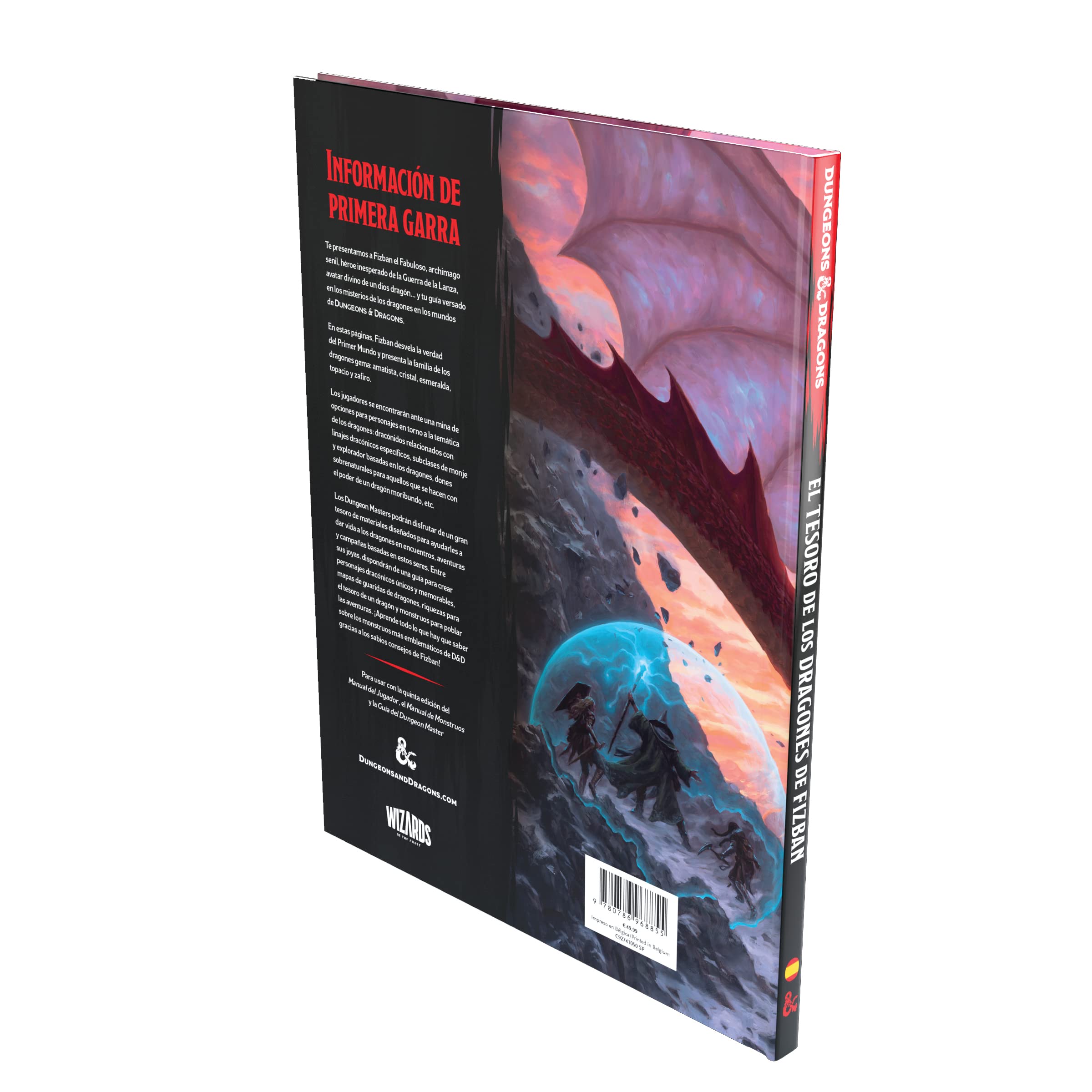 Wizards of the Coast Dungeons & Dragons RPG El Tesoro de Los Fizban Dragones * Hiszpański*