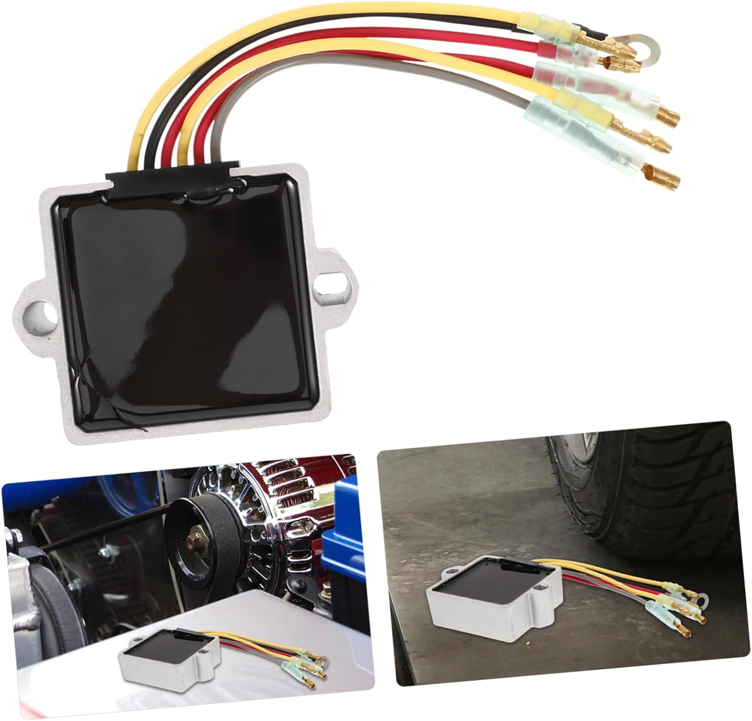 Wire Engine Voltage Regulator Replacement Automatic Voltage Regulator Compatible with Durable Construction User Friendly Design for Reliable