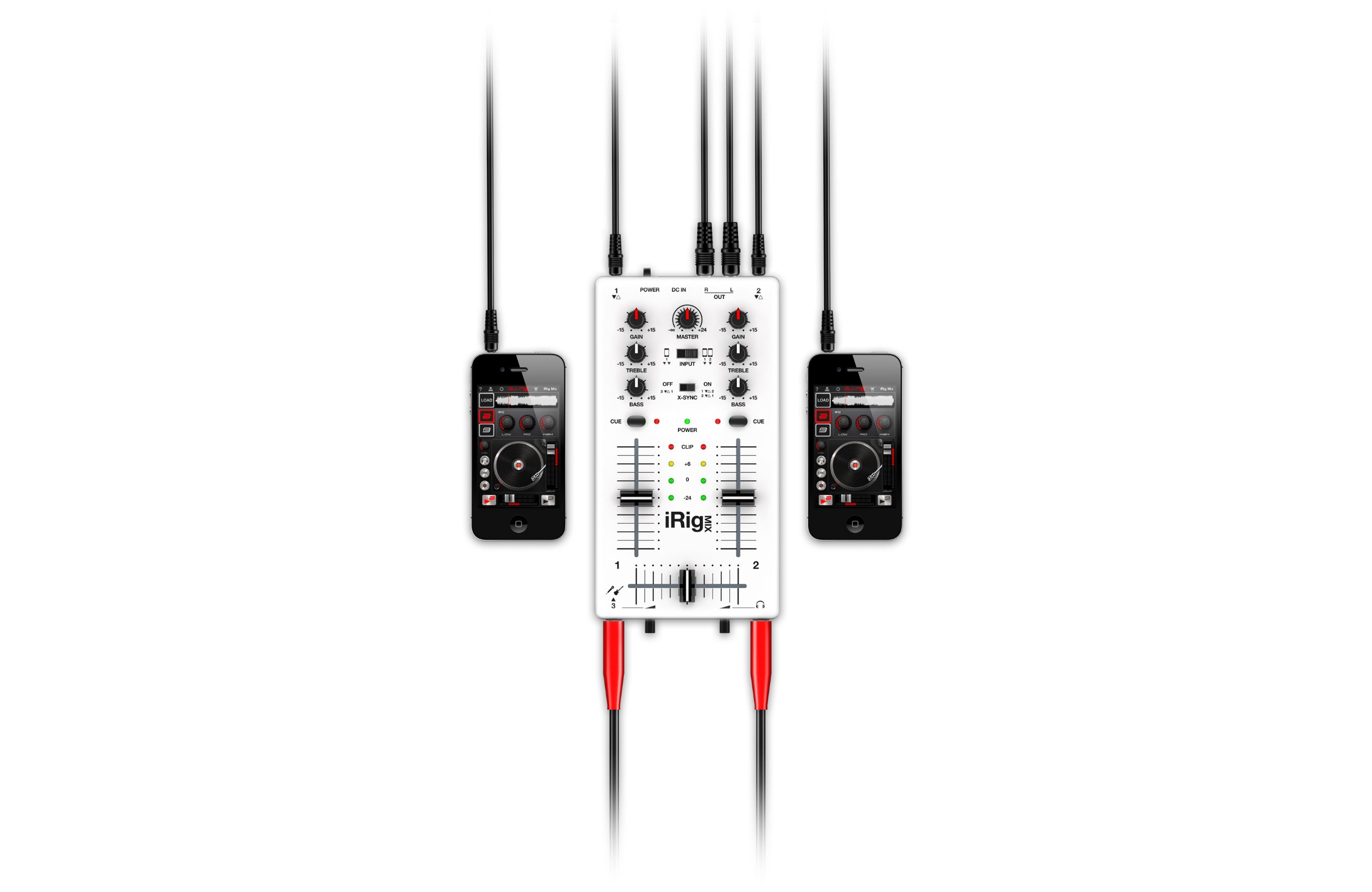IK Multimedia iRig Mix DJ-style mixer for smartphones and tablets